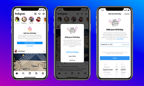 Instagram to start requesting birthdays for youth safety